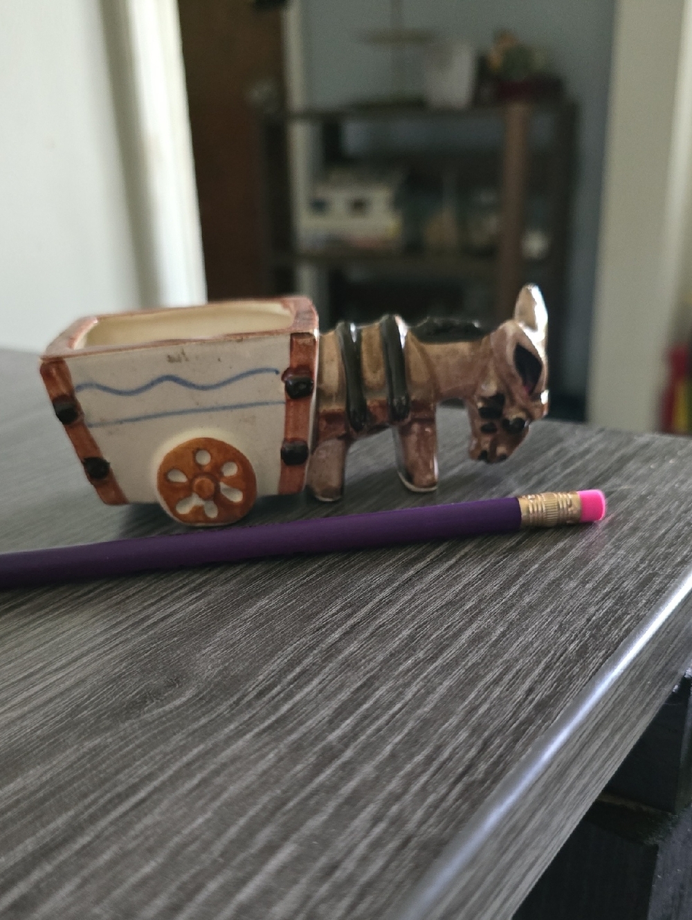 VNT Japan Occupied Donkey Tea/Sugar Holder Ceramic